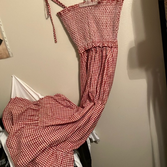 Kate Spade Gingham Sun-kissed Maxi Dress Spaghetti Straps NWT - Picture 2 of 9